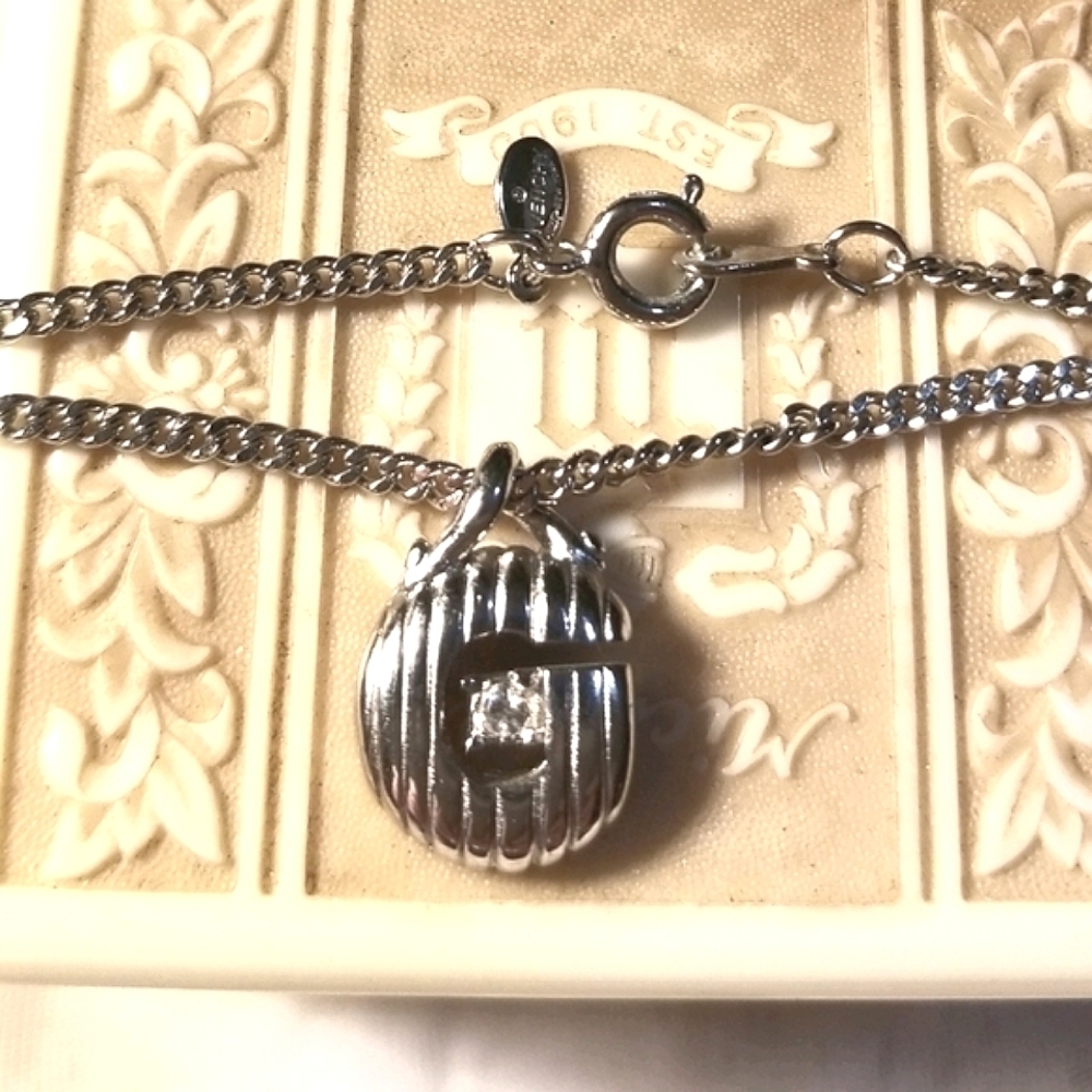 Givenchy Logo Vtg Paris New York Necklace